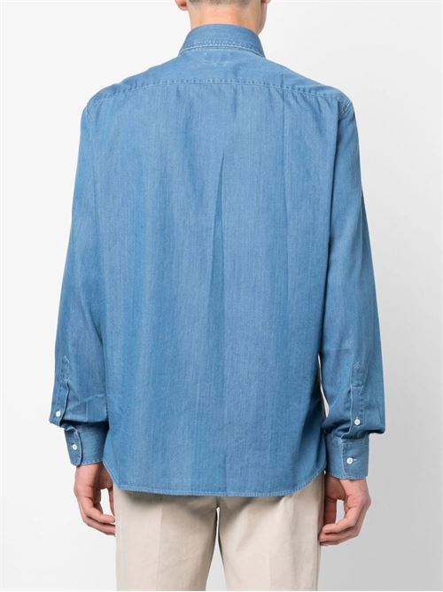 Cotton denim shirt BRUNELLO CUCINELLI | MR6830627C001